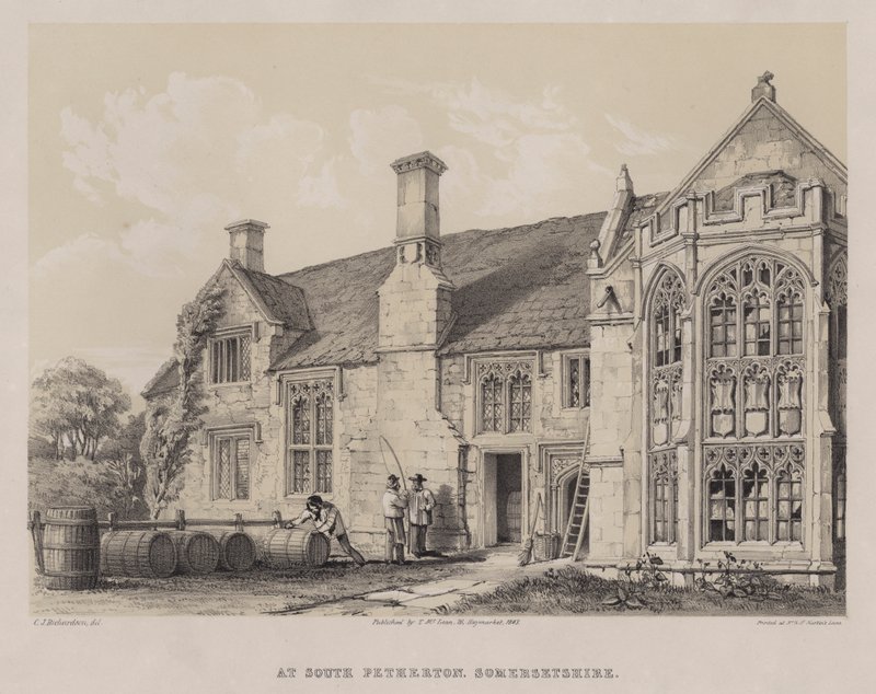 I South Petherton, Somersetshire (farge litho) av Charles James Richardson