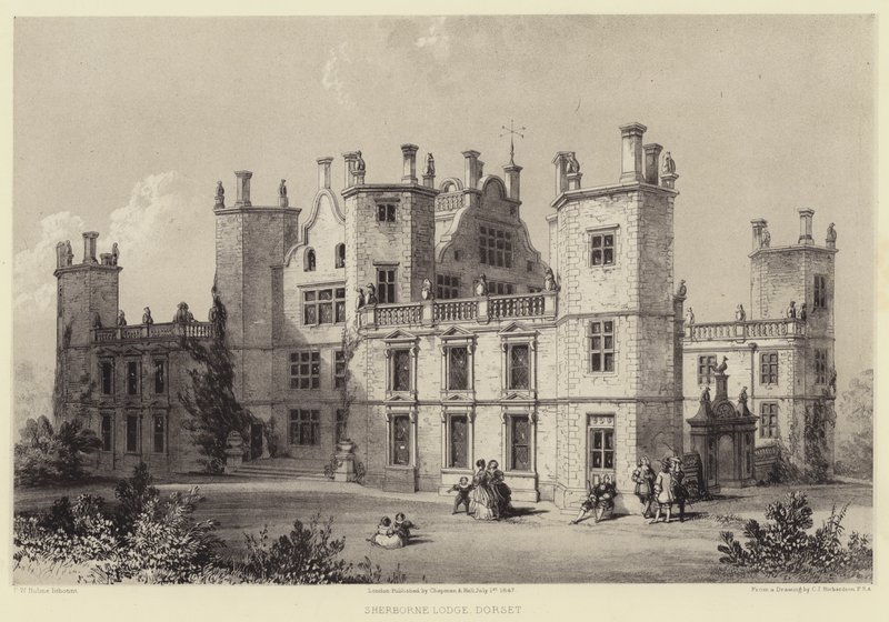 Sherborne Lodge, Dorset av Charles James Richardson