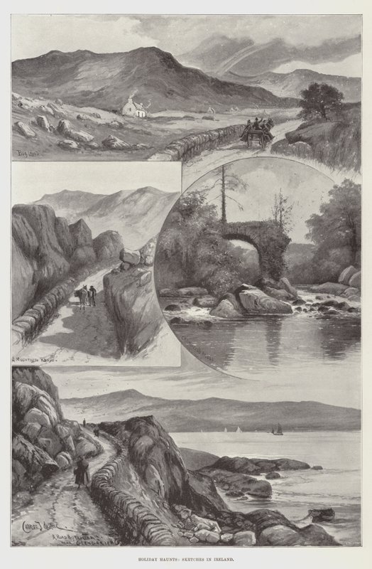 Holiday Haunts, Skisser i Irland av Charles John de Lacy