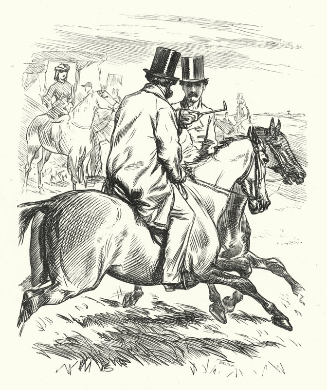 Sølvsko (gravering) av Charles Keene