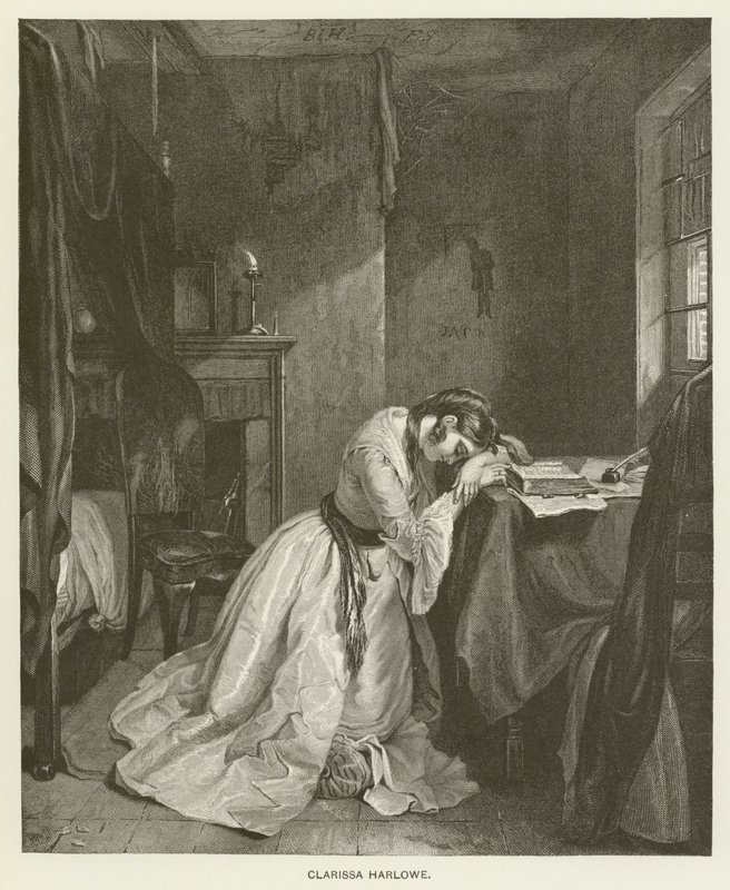 Clarissa Harlowe av Charles Landseer