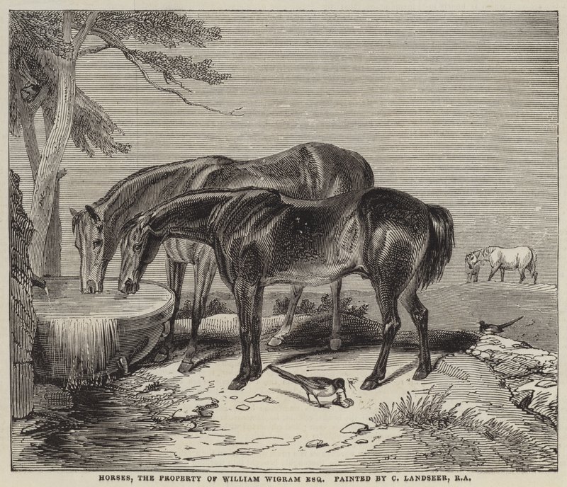 Hester, eiendommen til William Wigram, Esquire av Charles Landseer