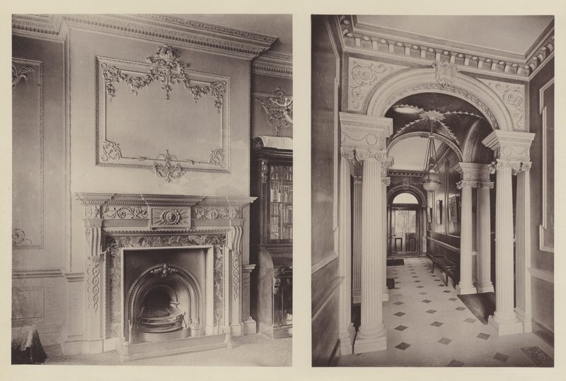 Et hus i Epsom, et skorsteinsstykke, korridoren av Charles Latham