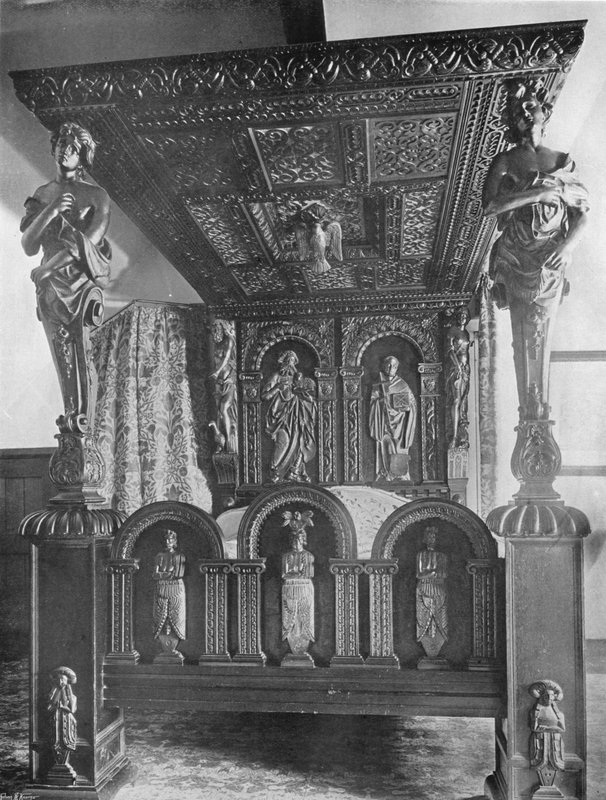 Bedstead Tidligere i Great Tangley, Surrey av Charles Latham