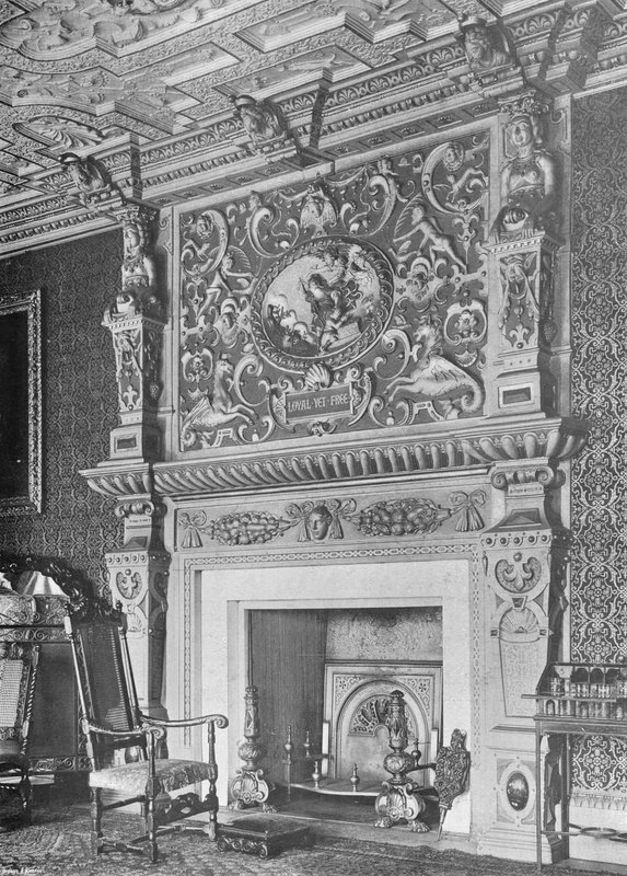 Boston House: The Drawing Room Chimney-Piece av Charles Latham