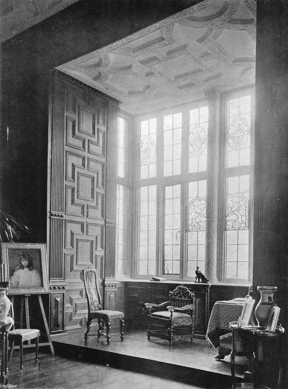 Broughton Castle: The Drawing-Room Window av Charles Latham
