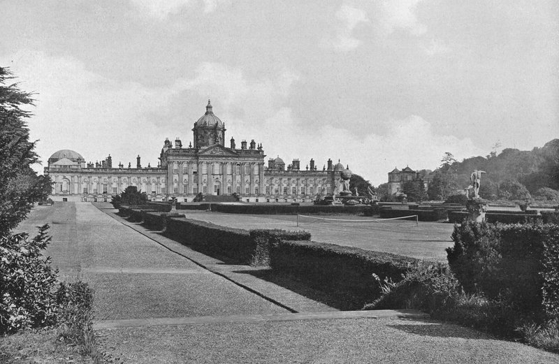 Castle Howard fra sør av Charles Latham