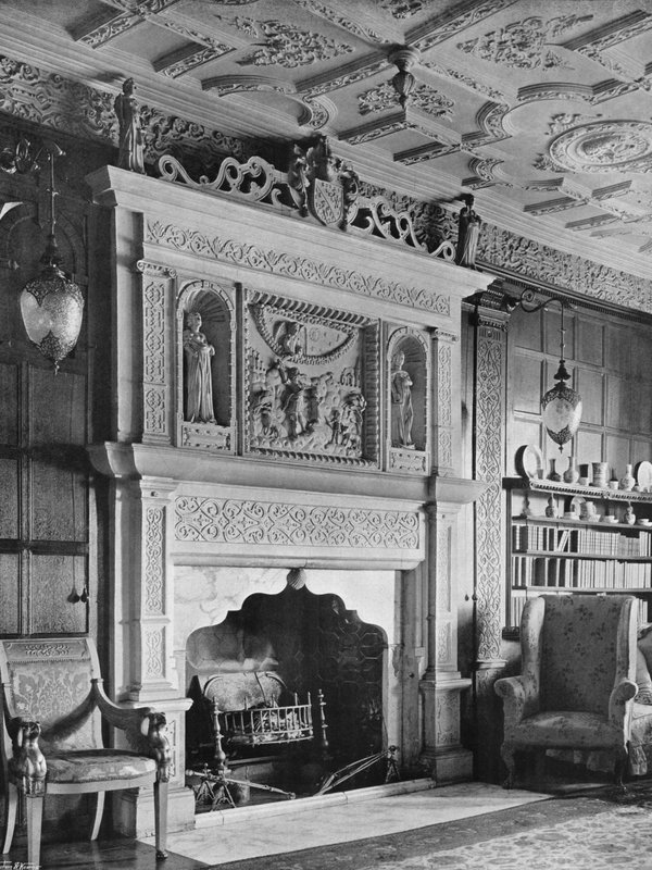 Chimney-Piece på Hardwick House, Oxfordshire av Charles Latham