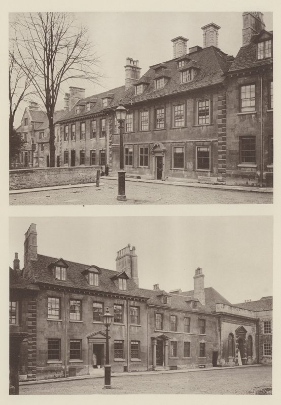 Hus nær St Georges Church, Stamford av Charles Latham
