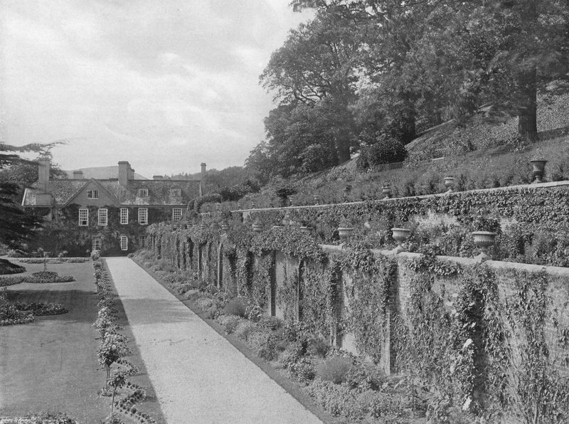 Llangedwyn fra øst av Charles Latham