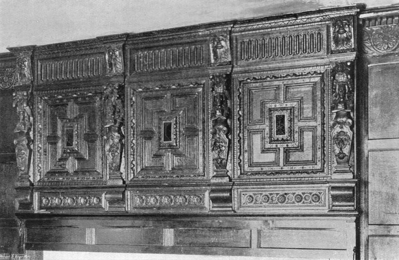 Over Chimney-Piece, Brown Room av Charles Latham