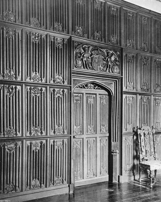 Paneling i Long Gallery av Charles Latham