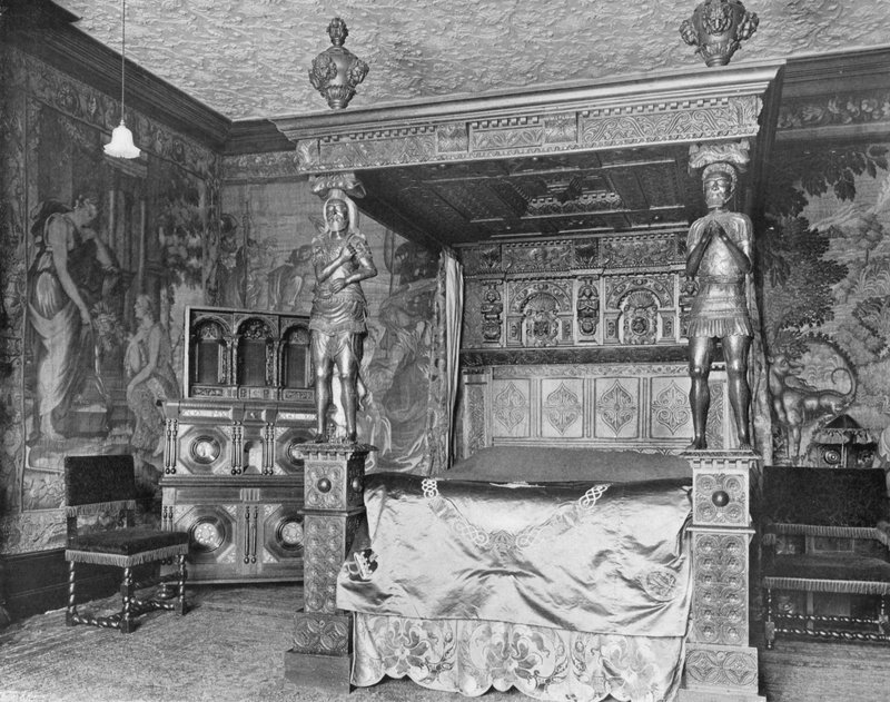 Queen Elizabeths rom (s/hvitt bilde) av Charles Latham
