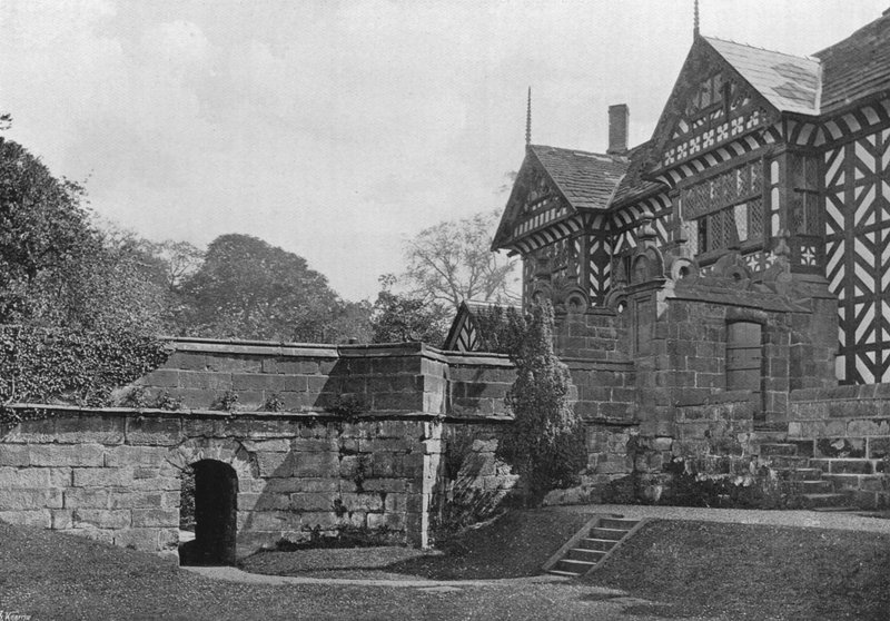 Broen og vallgraven fra nordvest av Charles Latham