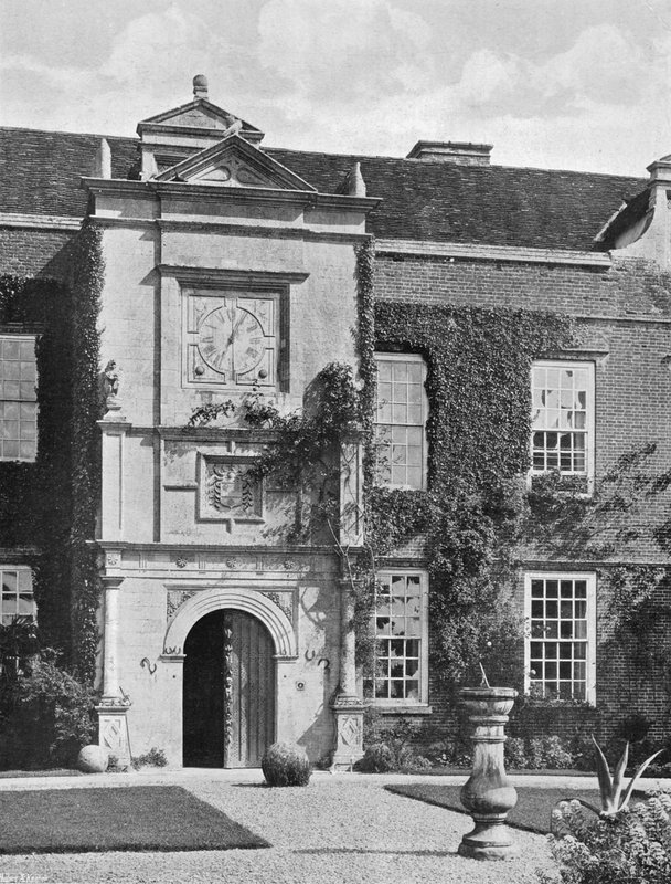 Inngangen til Rushbrooke Hall av Charles Latham