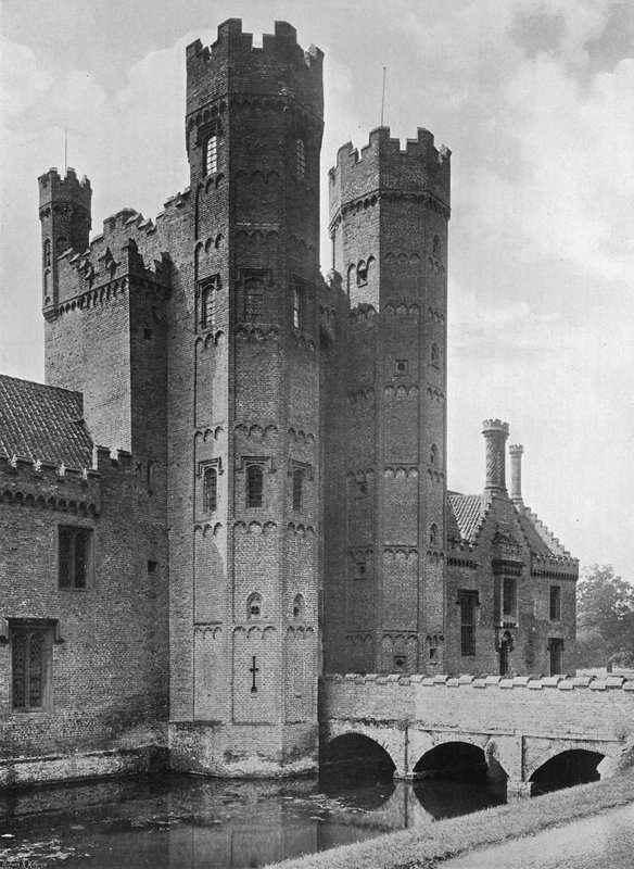 The Great Gate Tower (s/hvitt bilde) av Charles Latham