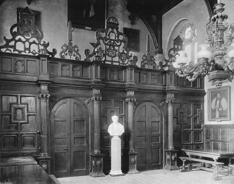 The Hall Screen ved Wadham College, Oxford av Charles Latham