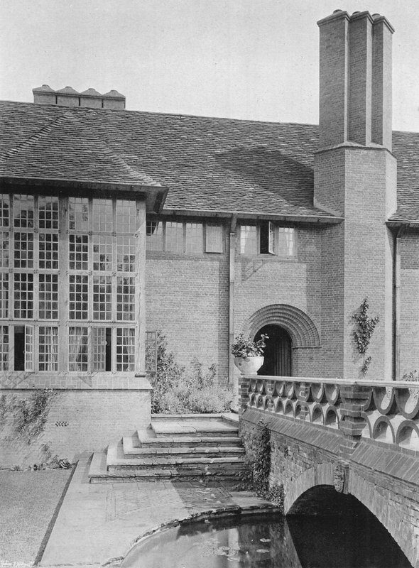 Hall-vinduet, Great Oriel og Circular Pool av Charles Latham