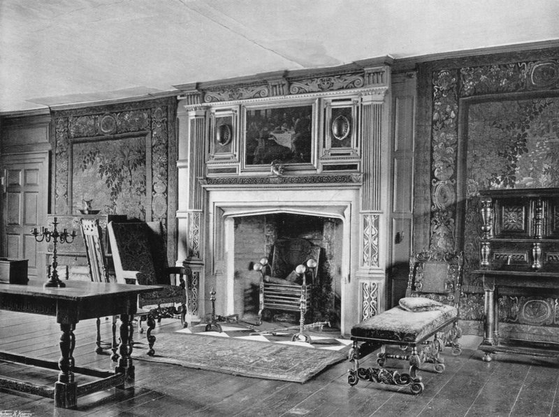 Tapestry-rommet på Rothamsted av Charles Latham