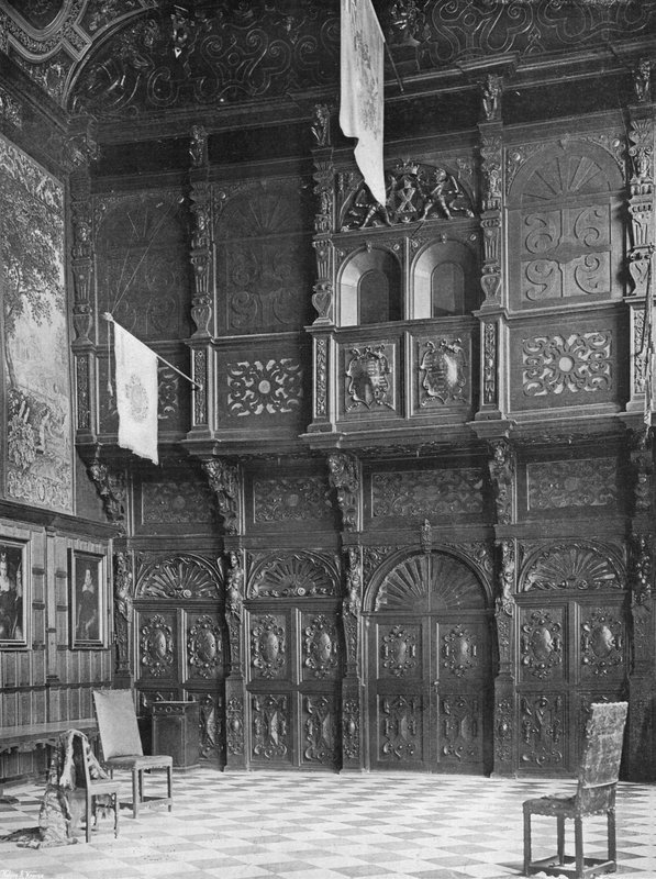 The West Screen of the Marble Hall (s/hv-bilde) av Charles Latham