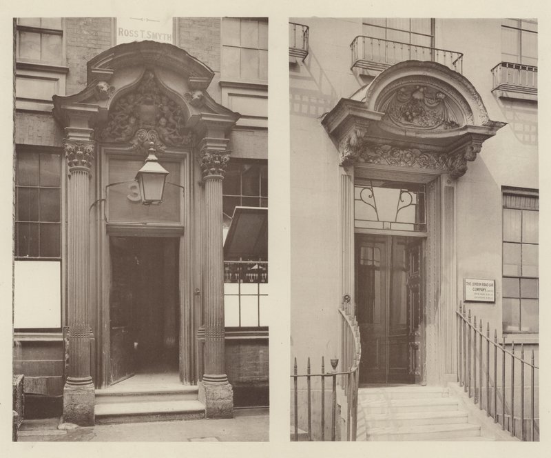 To London Doorways, Mark Lane, East Central, Grosvenor Road, South West av Charles Latham