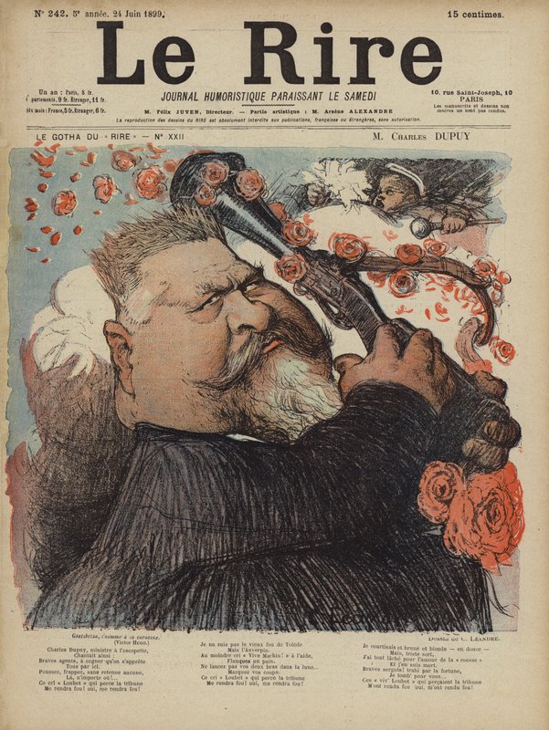 Charles Dupuy, illustrasjon for Le Rire av Charles Leandre