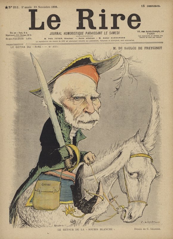 Av Saulce De Freycinet, illustrasjon for Le Rire av Charles Leandre