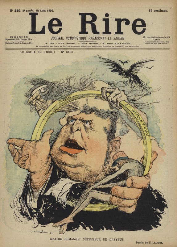 Edgar Demange, illustrasjon for Le Rire av Charles Leandre