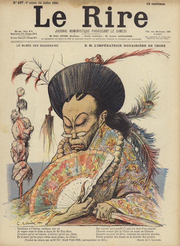 Enkekeiserinne av Kina av Charles Leandre