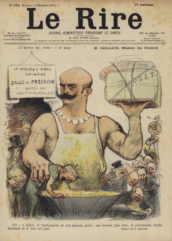 Illustrasjon for Le Rire av Charles Leandre