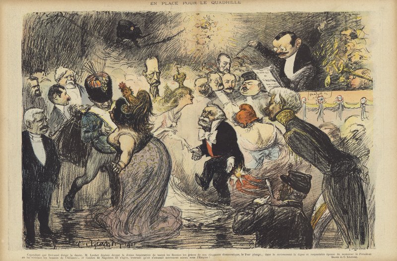 Illustrasjon for Le Rire av Charles Leandre
