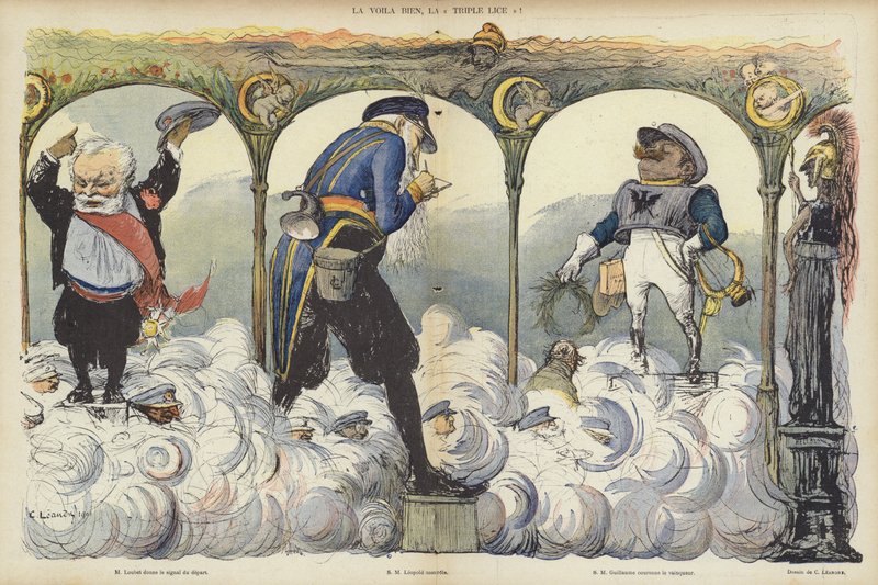 Illustrasjon for Le Rire av Charles Leandre