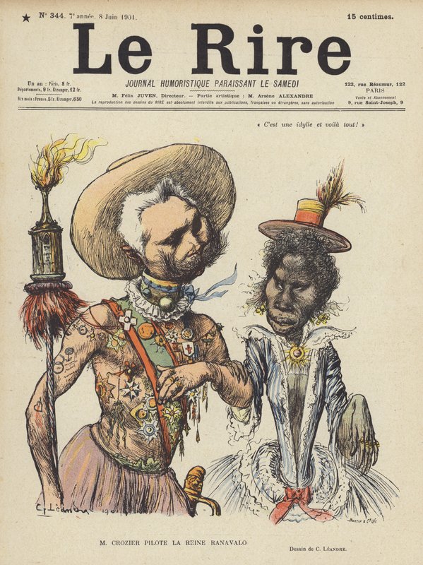 Illustrasjon for Le Rire av Charles Leandre