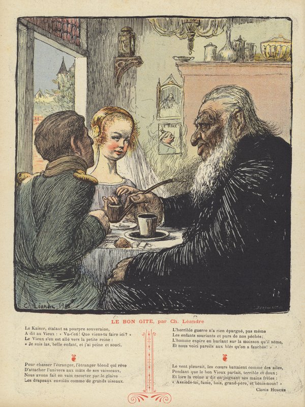 Illustrasjon for Le Rire av Charles Leandre