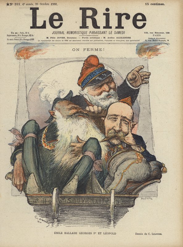 Illustrasjon for Le Rire av Charles Leandre