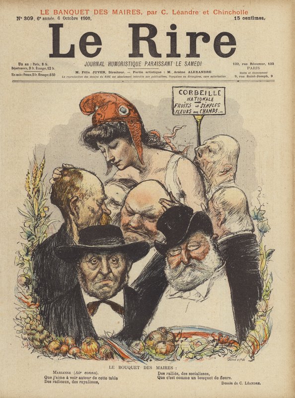 Illustrasjon for Le Rire av Charles Leandre