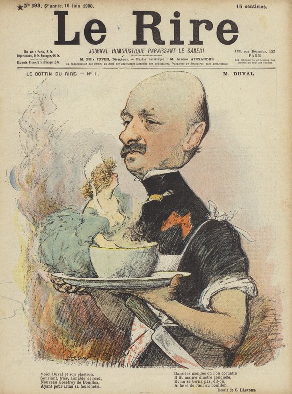 Illustrasjon for Le Rire av Charles Leandre
