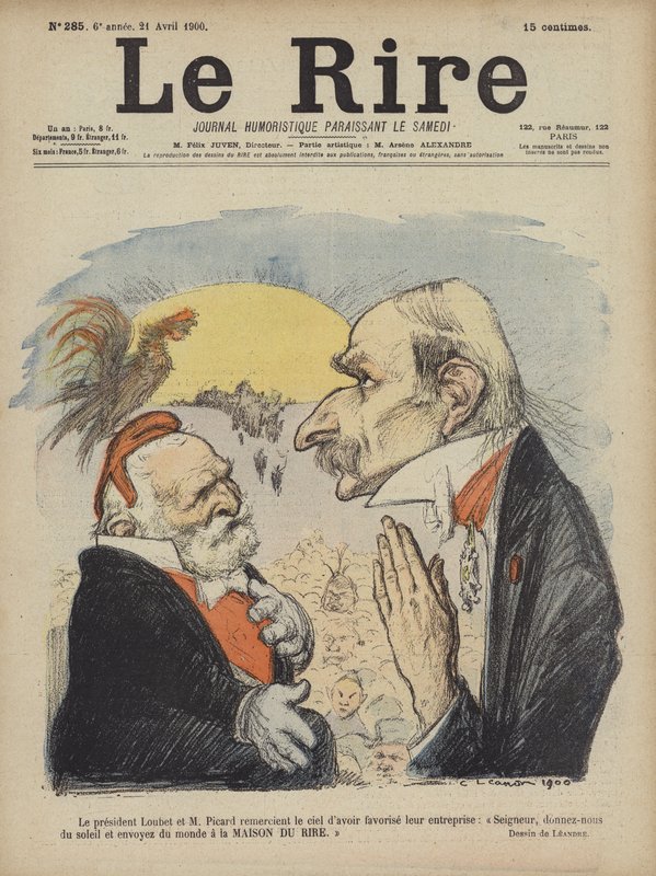 Illustrasjon for Le Rire av Charles Leandre