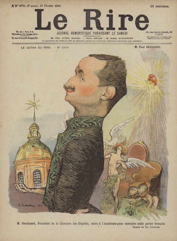 Illustrasjon for Le Rire av Charles Leandre
