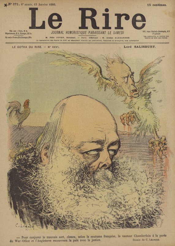 Illustrasjon for Le Rire av Charles Leandre
