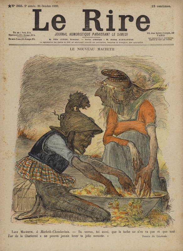 Illustrasjon for Le Rire av Charles Leandre