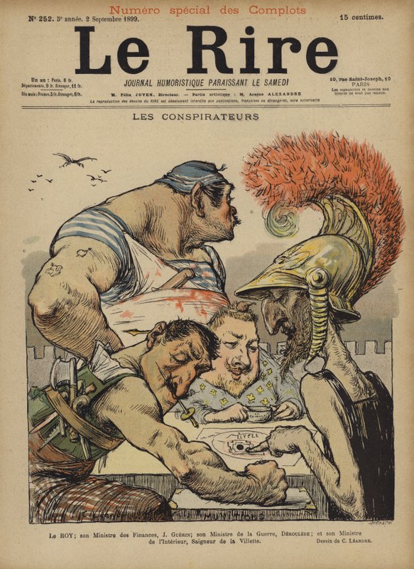 Illustrasjon for Le Rire av Charles Leandre