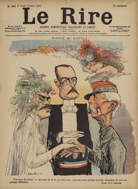 Illustrasjon for Le Rire av Charles Leandre