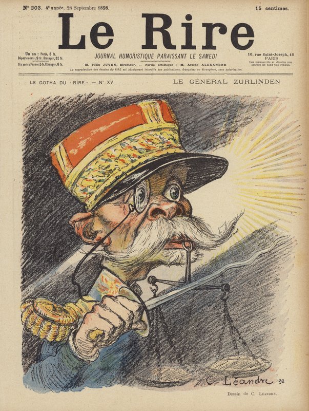 Illustrasjon for Le Rire av Charles Leandre