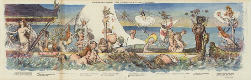 Illustrasjon for Le Rire av Charles Leandre