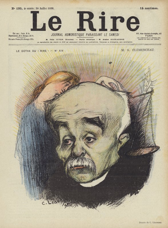 Illustrasjon for Le Rire av Charles Leandre