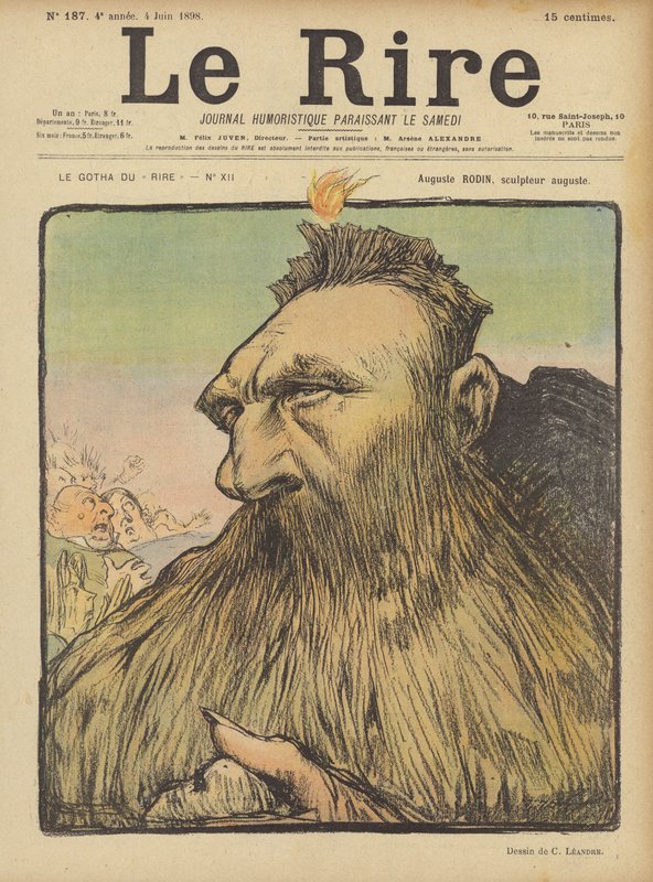 Illustrasjon for Le Rire av Charles Leandre