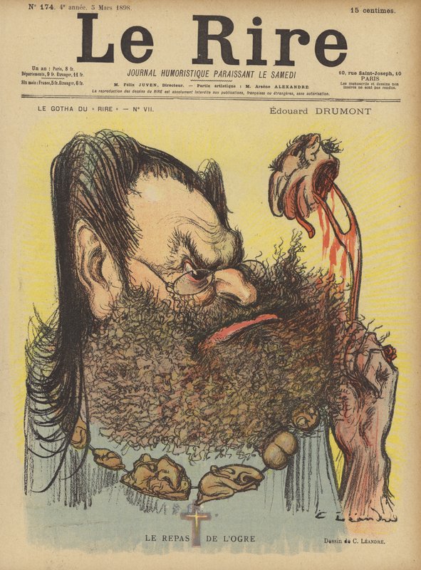 Illustrasjon for Le Rire av Charles Leandre