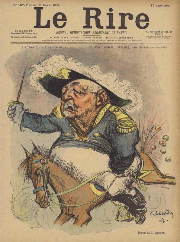 Illustrasjon for Le Rire av Charles Leandre