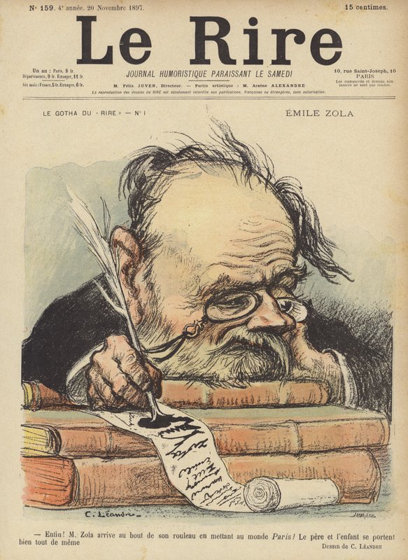 Illustrasjon for Le Rire av Charles Leandre